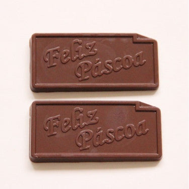 Forma De Chocolate - Forma Acetato Simples - Placa Feliz Páscoa - BWB1380